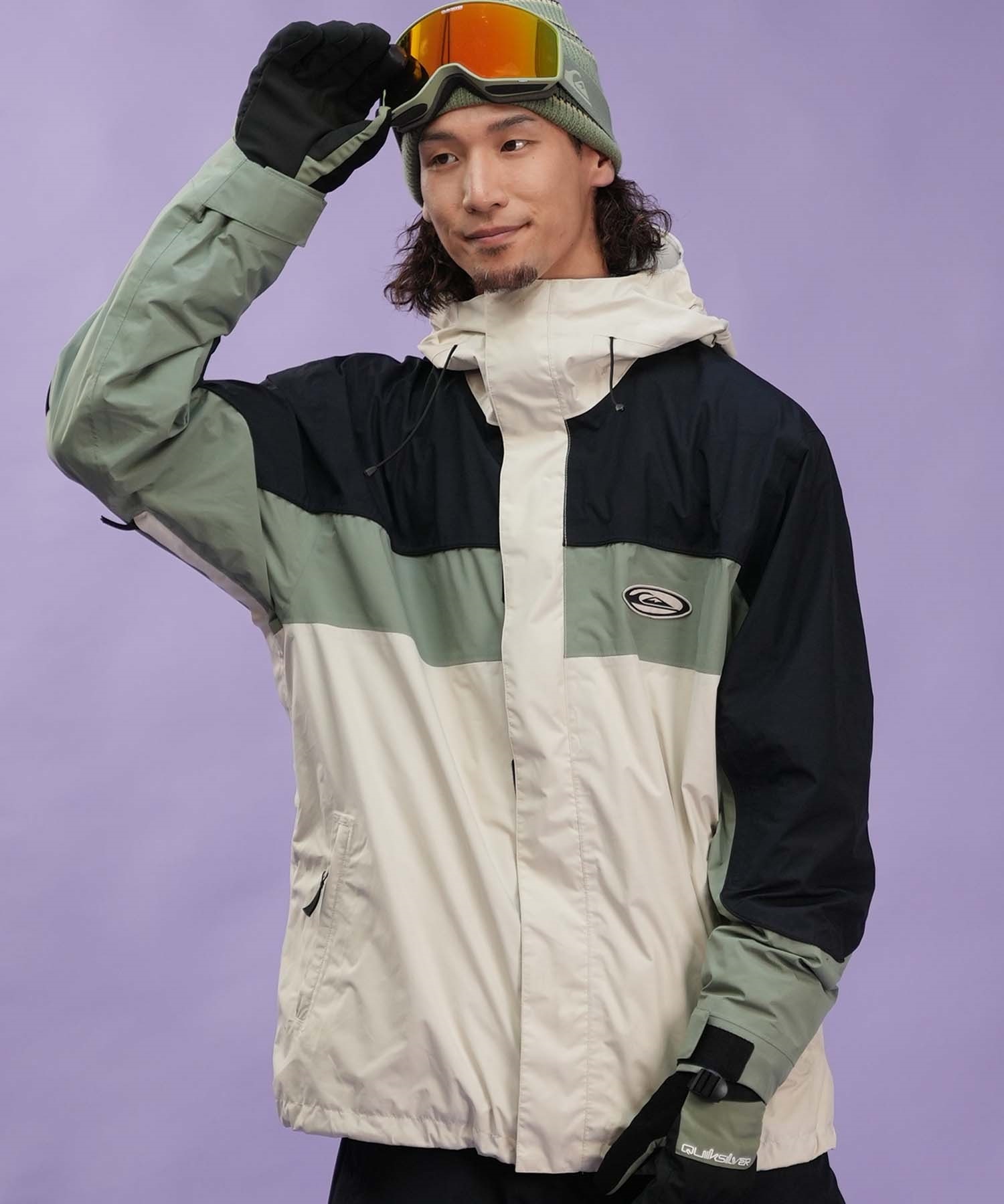 【早期購入/店頭受取対象外】QUIKSILVER クイックシルバー ユニセックス スノーボード ウェア ジャケット ゴアテックス HIGH ALTITUDE GORE-TEX 24-25モデル(WDW0-S)