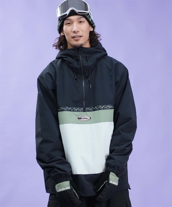 【早期購入/店頭受取対象外】QUIKSILVER クイックシルバー ユニセックス スノーボード ウェア ジャケット STEEZE JK ムラサキスポーツ 24-25モデル LX D12