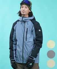 【早期購入/店頭受取対象外】QUIKSILVER クイックシルバー ユニセックス スノーボード ウェア ジャケット MISSION BLOCK JK ムラサキスポーツ 24-25モデル LX D12(TKA0-S)