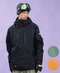 セットアイテム対象  QUIKSILVER クイックシルバー スノーボード ウェア ジャケット ユニセックス MISSION SOLID JK ムラサキスポーツ 24-25モデル LX H1(KVJ0-S)