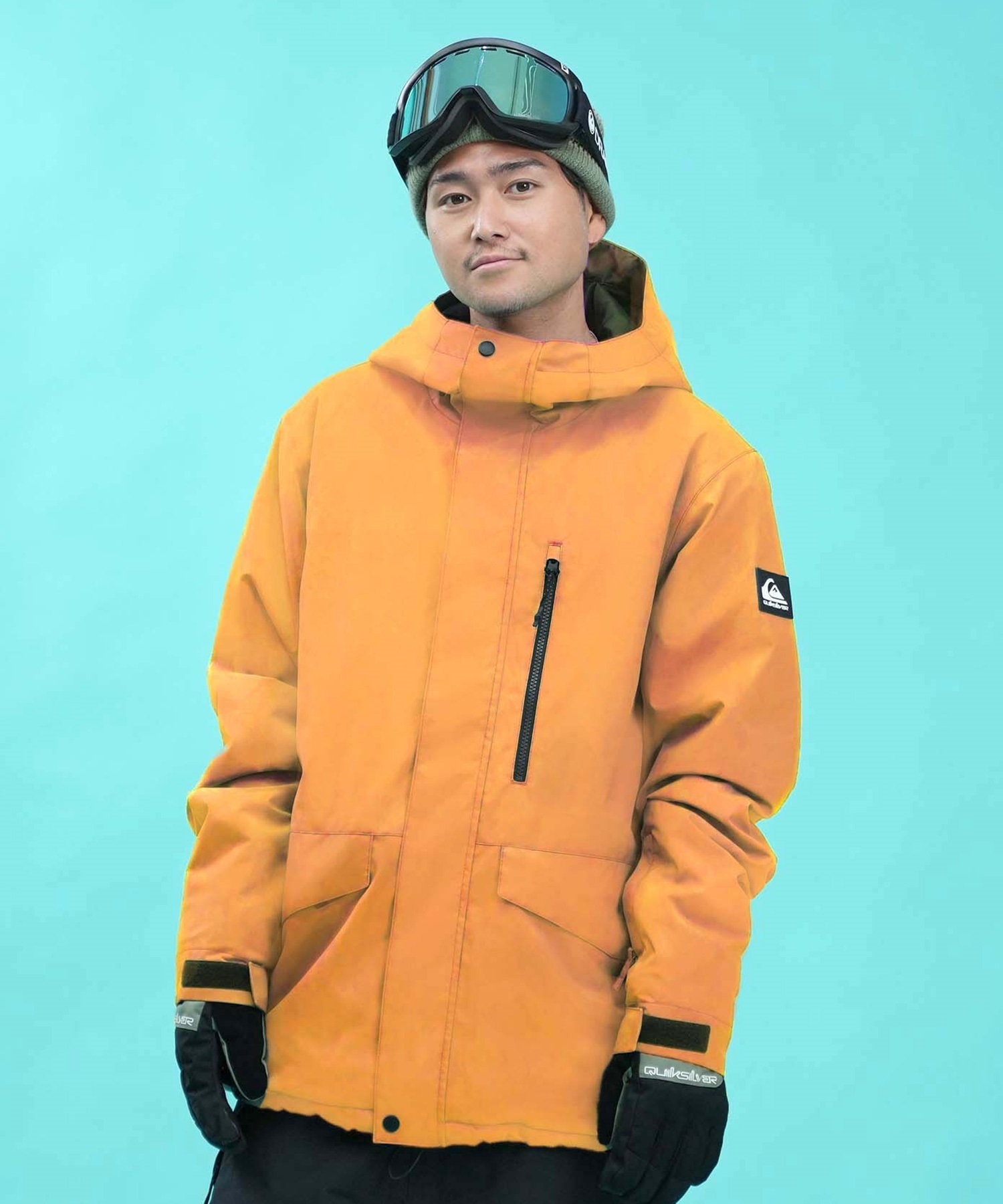 セットアイテム対象  QUIKSILVER クイックシルバー スノーボード ウェア ジャケット ユニセックス MISSION SOLID JK ムラサキスポーツ 24-25モデル LX H1(NZJ0-S)