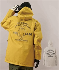 セットアイテム対象  YELJAM イエロージャム スノーボード ウェア ジャケット ユニセックス YJ52414 ムラサキスポーツ 24-25モデル LX D4(DYEL-S)