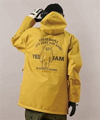 セットアイテム対象  YELJAM イエロージャム スノーボード ウェア ジャケット ユニセックス YJ52414 ムラサキスポーツ 24-25モデル LX D4(DYEL-S)