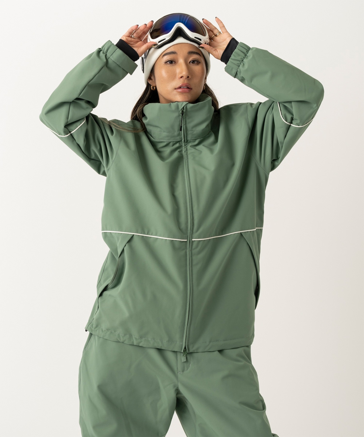 OP オーピー JKW 544300 スノーボード ウェア ジャケット レディース セットアイテム対象 ムラサキスポーツ 24-25モデル LL B29(MOS-S)