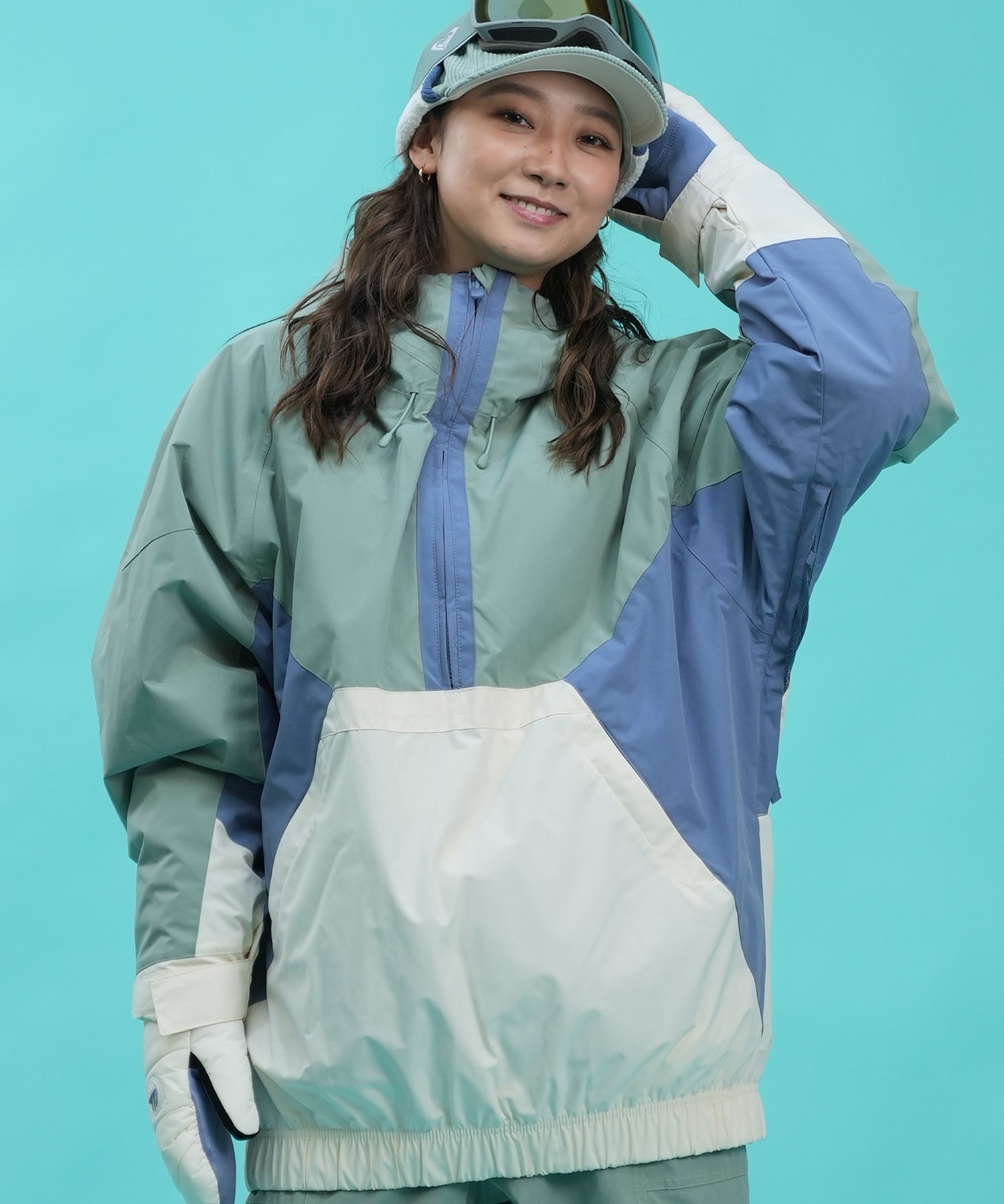 ROXY ロキシー スノーボード ウェア ジャケット レディース アノラック CHLOE KIM ANORAK JK ムラサキスポーツ 24-25モデル LX D19(GJN0-M)