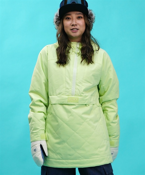 セットアイテム対象  ROXY ロキシー スノーボード ウェア ジャケット レディース RADIANT LINES OVERHEAD JK ムラサキスポーツ 24-25モデル LX D19