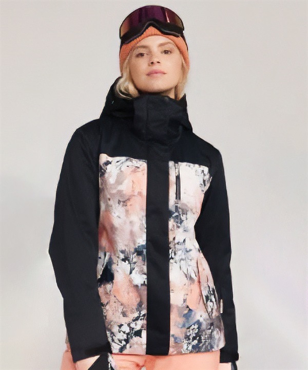 セットアイテム対象  ROXY ロキシー スノーボード ウェア ジャケット レディース ROXY JETTY BLOCK JK ムラサキスポーツ 24-25モデル LX D19