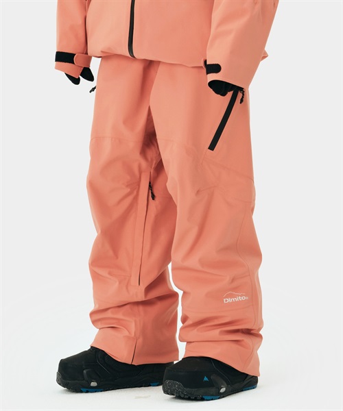 DIMITO ディミト スノーボード ウェア パンツ ユニセックス NHST15 23 BIO STANDARD PANTS 23-24モデル ムラサキスポーツ KK H12(PEACH-S)