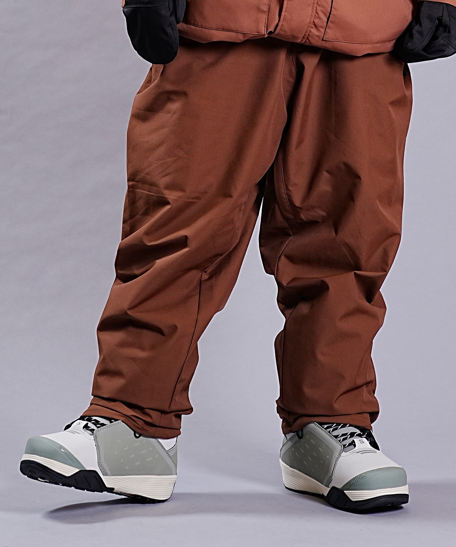 REPUBLIC リパブリック スノーボード ウェア パンツ ユニセックス WIDE PAINTER PANTS 23-24モデル KK H5(Brown-S)