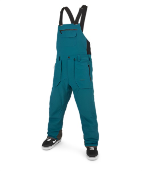 VOLCOM ボルコム スノーボード ウェア パンツ ユニセックス RAIN GORE-TEX BIB OVERALL G1352403 23-24モデル KK H26(BLU-S)