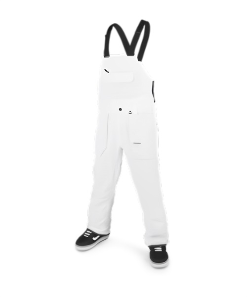 VOLCOM ボルコム スノーボード ウェア パンツ ユニセックス ROAN BIB OVERALL G1352408 23-24モデル ムラサキスポーツ KK H26(WHT-S)