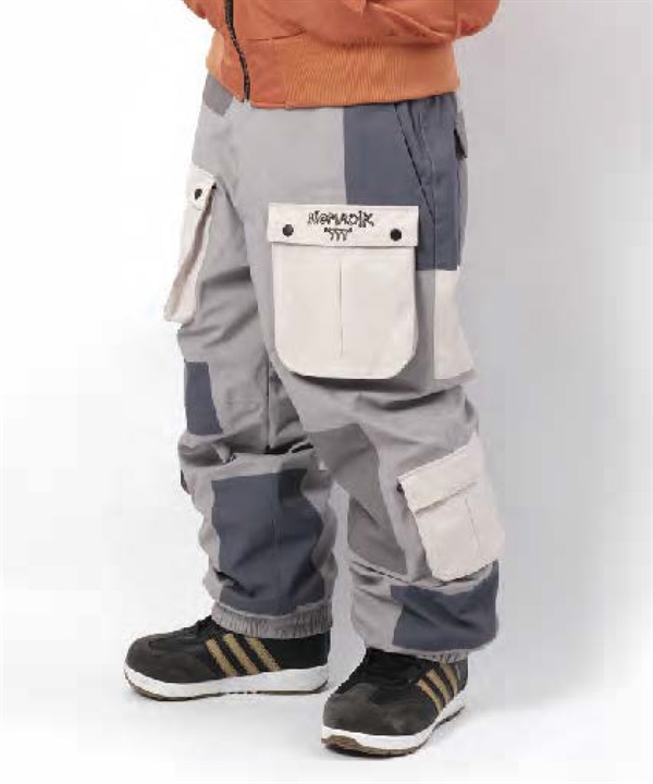 NOMADIK ベージュ スノーボードパンツ M NOMADIK ノマディック スノーボード ウェア パンツ ユニセックス