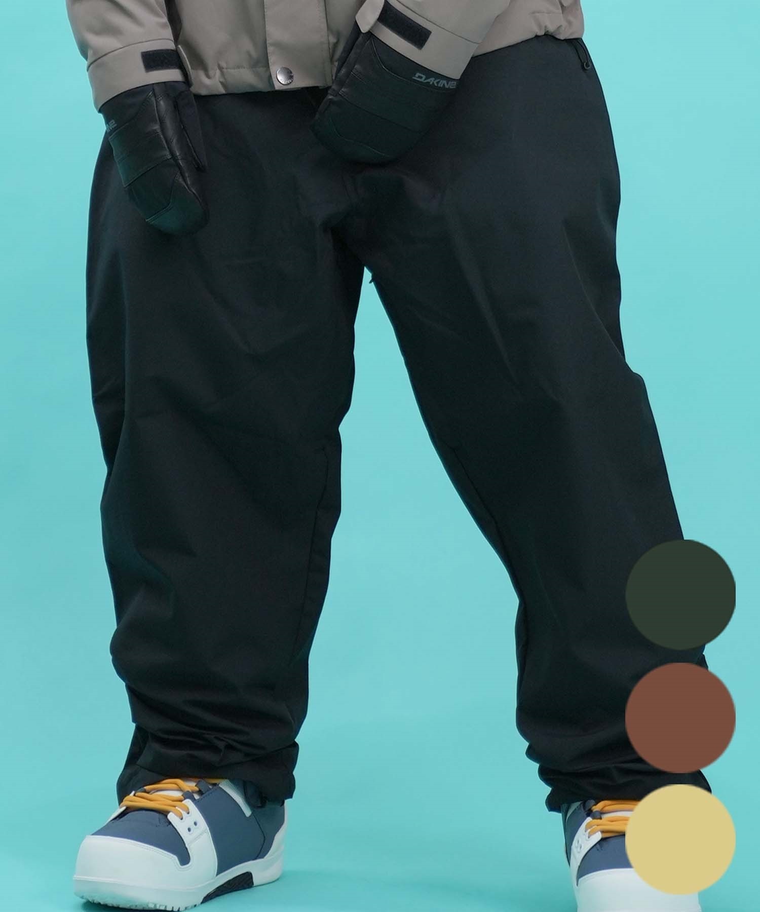 REPUBLIC リパブリック スノーボード ウェア パンツ ユニセックス PT WIDE PAINTER ムラサキスポーツ 24-25モデル LL E9(BLK-S)