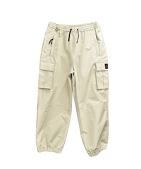 【2526】THREEWEATHER スリーウェザー スノーボード ウェア パンツ ユニセックス 3L WIDE CARGO ムラサキスポーツ 25-26モデル MM J12(IVORY-S)
