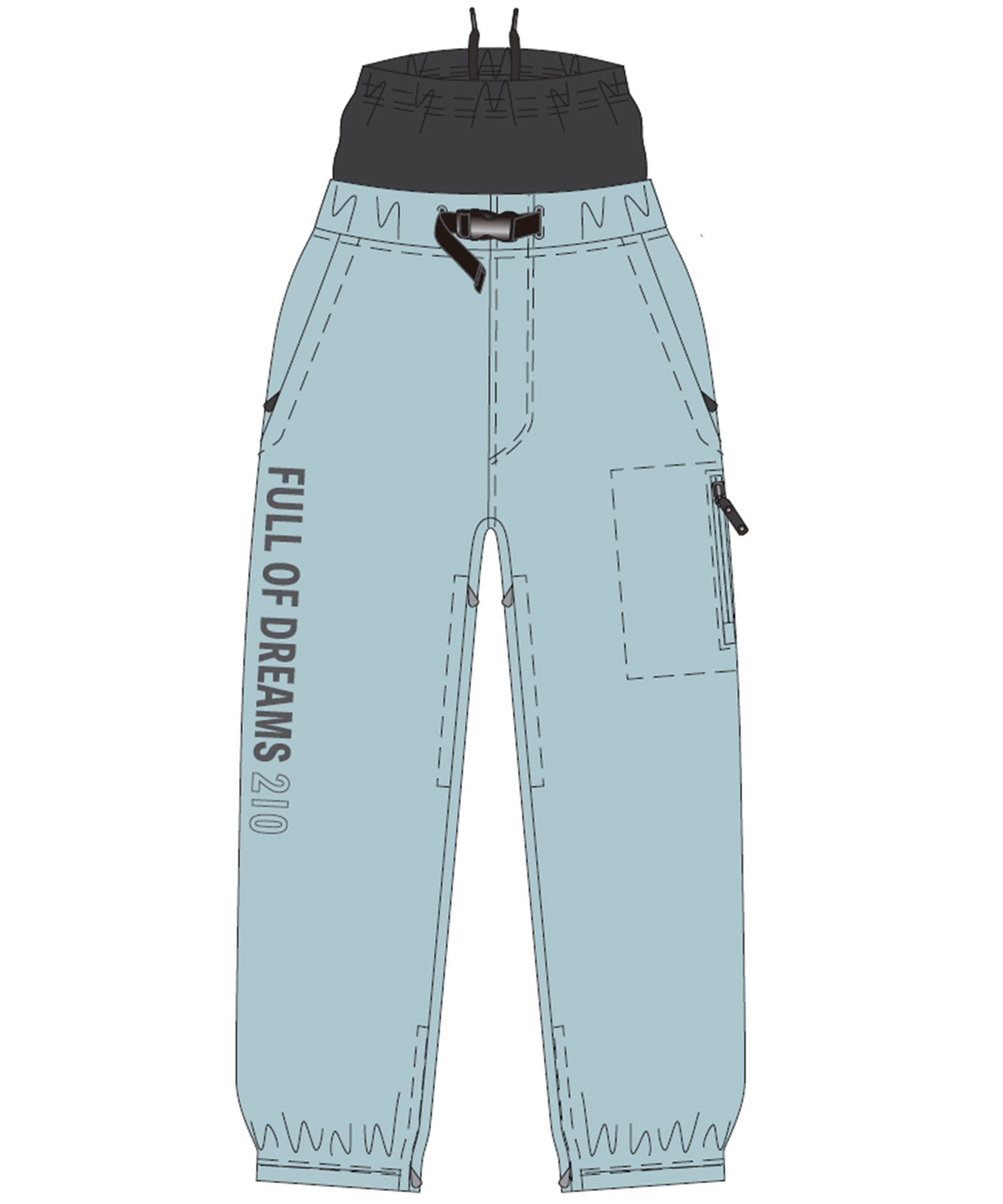 セットアイテム対象  NIMA ニーマ スノーボード ウェア パンツ ユニセックス NB-1113A ムラサキスポーツ 24-25モデル LX D25(34BGY-S)