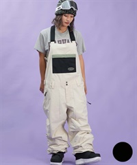 QUIKSILVER クイックシルバー ユニセックス スノーボード ウェア パンツ FLY HIGH BIB ムラサキスポーツ 24-25モデル LX D12(WDW0-XS)