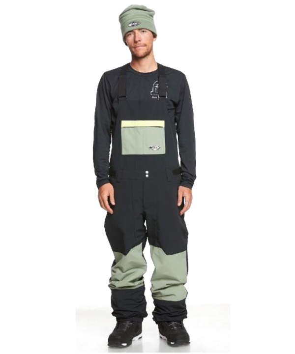 QUIKSILVER クイックシルバー ユニセックス スノーボード ウェア パンツ FLY HIGH BIB ムラサキスポーツ 24-25モデル LX D12