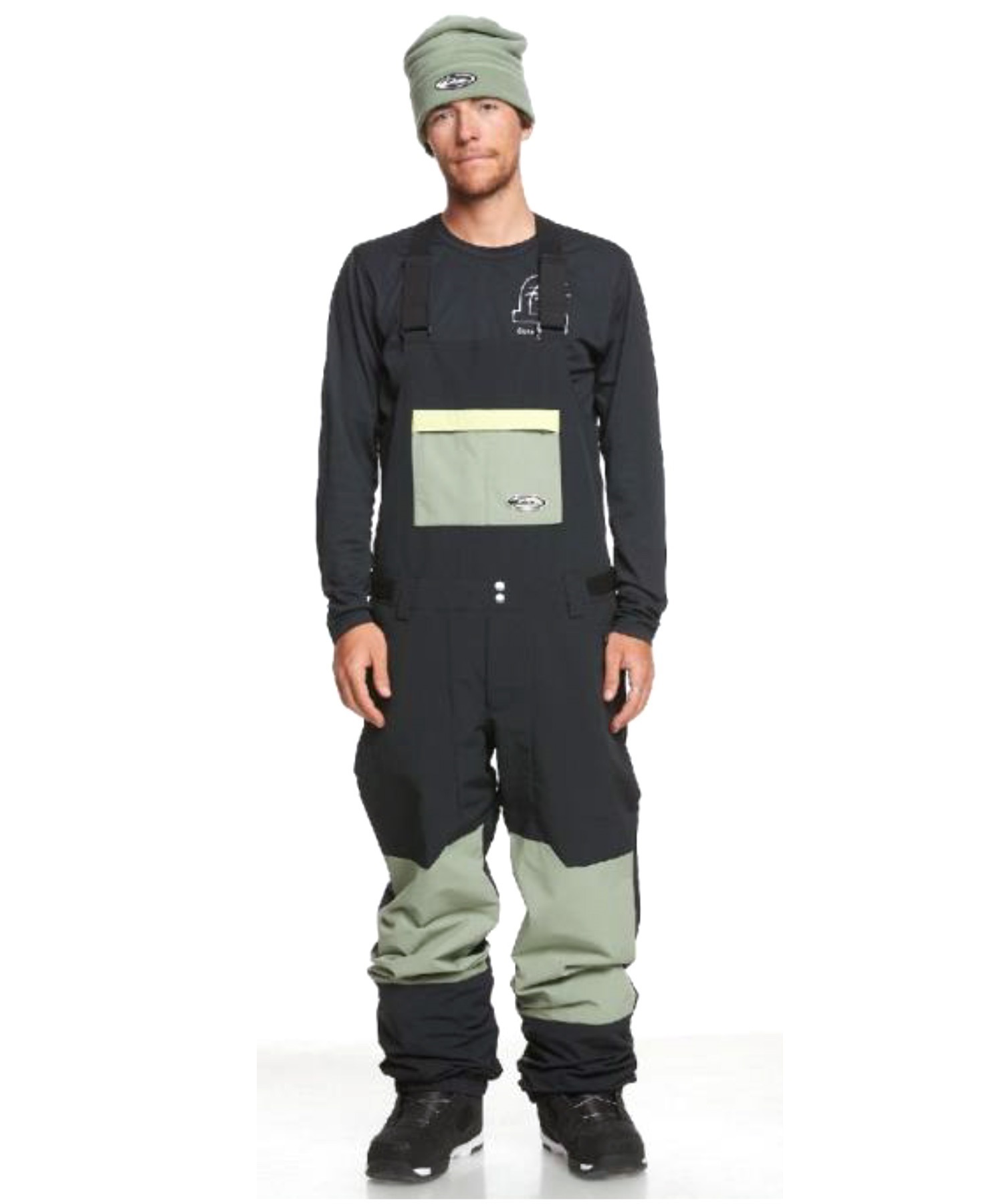 QUIKSILVER クイックシルバー ユニセックス スノーボード ウェア パンツ FLY HIGH BIB ムラサキスポーツ 24-25モデル LX D12(KVJ0-XS)