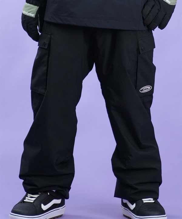 QUIKSILVER クイックシルバー ユニセックス スノーボード ウェア パンツ SNOW DOWN CARGO PT ムラサキスポーツ 24-25モデル LX D12