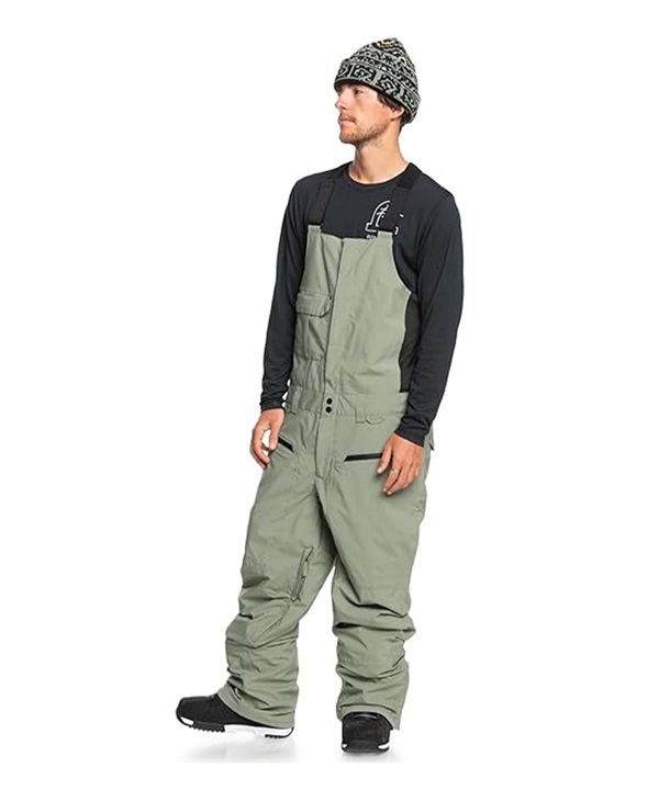 QUIKSILVER クイックシルバー スノーボード ウェア パンツ ユニセックス ビブパンツ UTILITY BIB ムラサキスポーツ 24-25モデル LX J31
