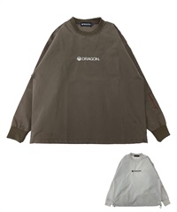 スノーボード ウェア インナーウェア ユニセックス DRAGON ドラゴン NYLON SHELL CREW ムラサキスポーツ 23-24モデル KK K9(LIGHTGRAY-M)