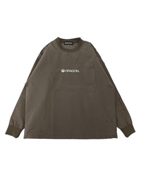 スノーボード ウェア インナーウェア ユニセックス DRAGON ドラゴン NYLON SHELL CREW ムラサキスポーツ 23-24モデル KK K9(BROWN-M)