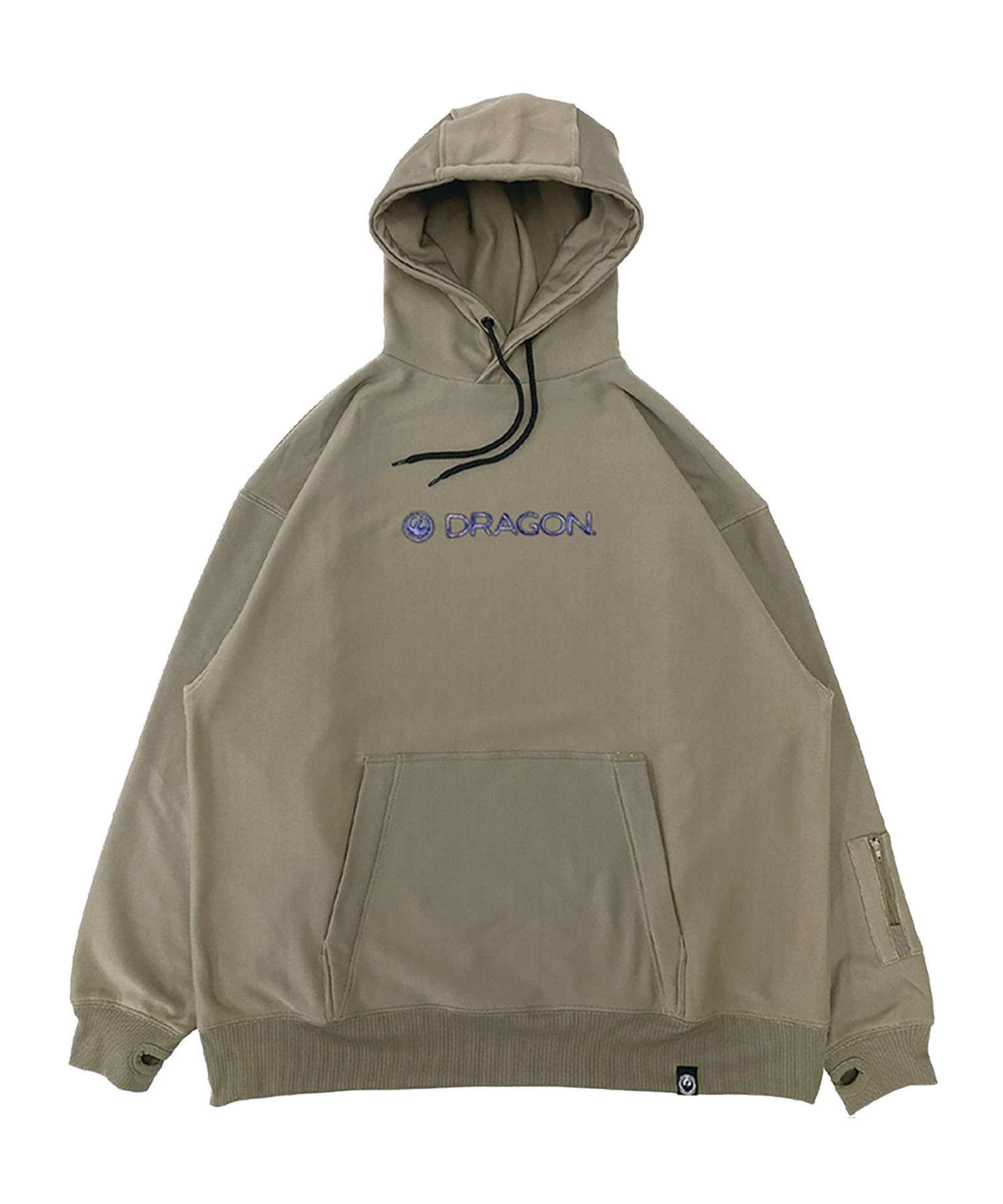 スノーボード ウェア インナーウェア ユニセックス DRAGON ドラゴン BONDING HOODIE ムラサキスポーツ 23-24モデル KK K9(WARMGRAY-L)