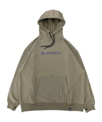 スノーボード ウェア インナーウェア ユニセックス DRAGON ドラゴン BONDING HOODIE ムラサキスポーツ 23-24モデル KK K9(WARMGRAY-L)