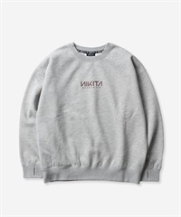 スノーボード ウェア インナー レディース NIKITA ニキータ OVRSZ CREW SWEAT ムラサキスポーツ 23-24モデル KK K4(ASHGRAYHEATHER-M)