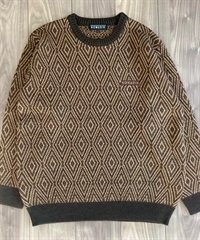 NOMADIK ノマディック スノーボード ウェア インナー セーター ニット ユニセックス RHOMBUS SWEATER 72323501 23-24モデル