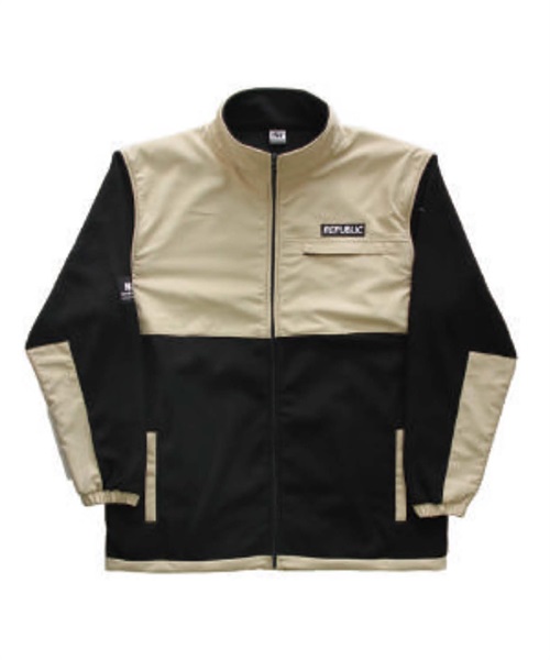 スノーボード インナーウェア REPUBLIC リパブリック R.P.M CREW FLEECE JACKET フリース 23-24モデル ムラサキスポーツ KK G29(Olive-S)