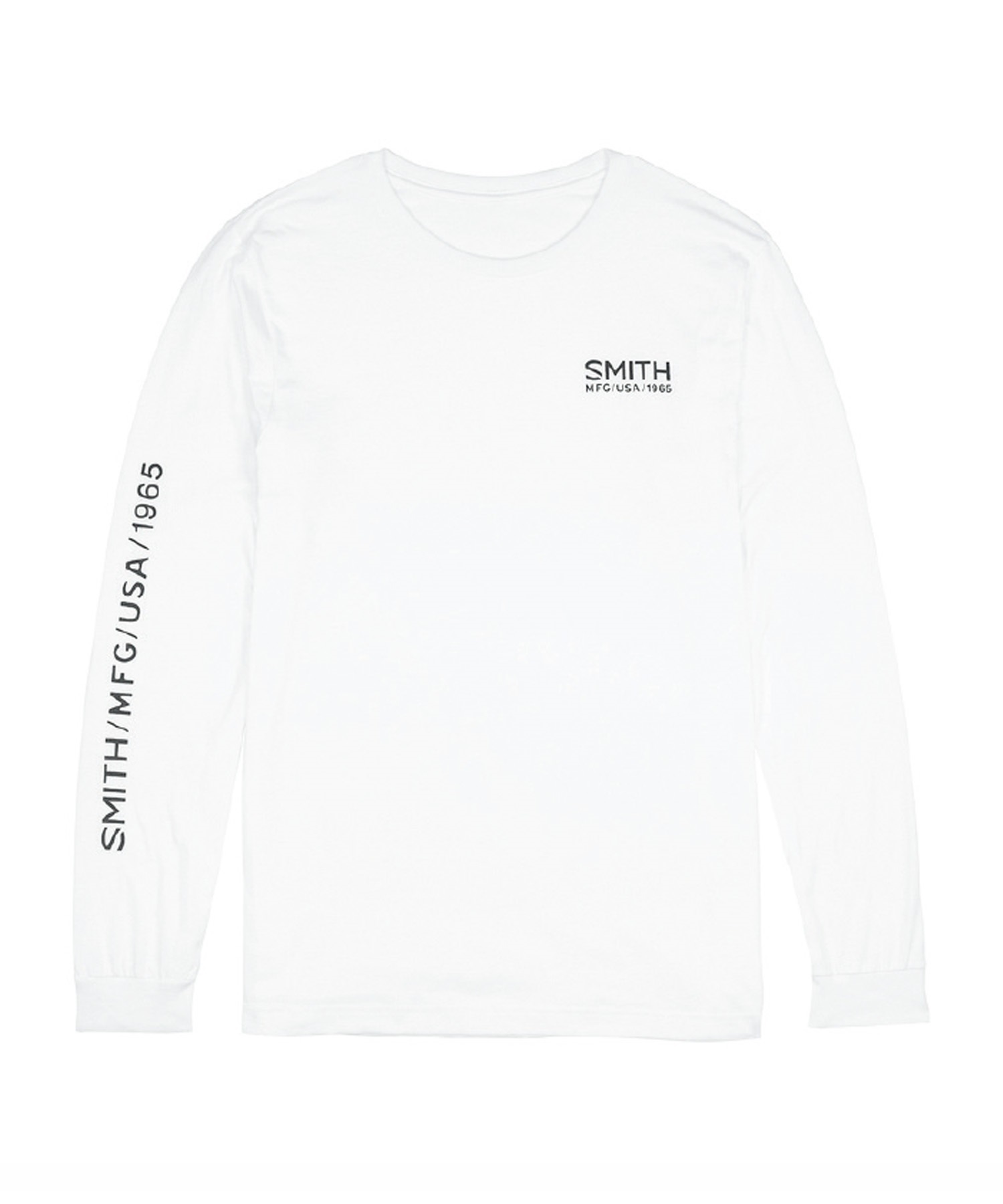 スノーボード ウェア インナーウェア インナー ユニセックス SMITH スミス ISSUE LONG SLEEVE 長袖 Tシャツ ロンT 23-24モデル ムラサキスポーツ KK K15(WHITE-S)