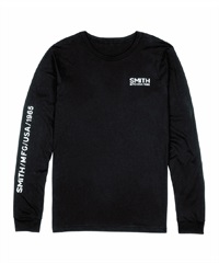 スノーボード ウェア インナーウェア インナー ユニセックス SMITH スミス ISSUE LONG SLEEVE 長袖 Tシャツ ロンT 23-24モデル ムラサキスポーツ KK K15