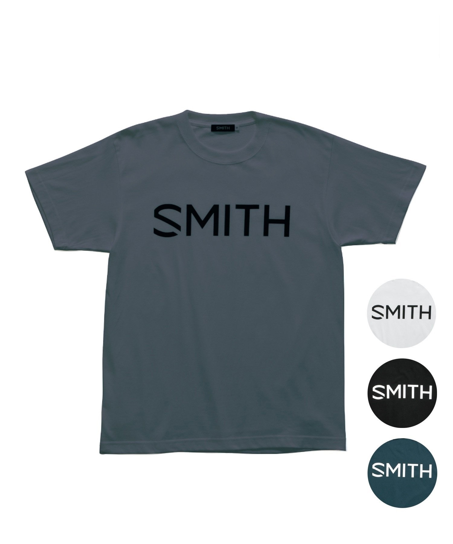 スノーボード ウェア インナーウェア インナー ユニセックス SMITH スミス ESSENTIAL TEE 半袖 Tシャツ 23-24モデル ムラサキスポーツ KK K15(BLACK-S)