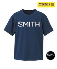 スノーボード ウェア インナーウェア インナー ユニセックス SMITH スミス ESSENTIAL DRY 半袖 Tシャツ 23-24モデル ムラサキスポーツ KK K15(NAVY-S)