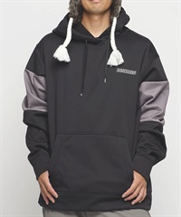 スノーボード ウェア インナー ユニセックス DC ディーシー IN DPO233904 HOODIE 23-24モデル ムラサキスポーツ KX J13(BLK-S)