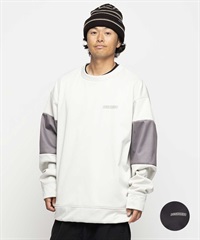 スノーボード ウェア インナーウェア インナー ユニセックス DC ディーシー IIN DPO233905 CREW NECK 23-24モデル ムラサキスポーツ KX K15(WHT-S)