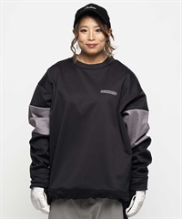 スノーボード ウェア インナーウェア インナー ユニセックス DC ディーシー IIN DPO233905 CREW NECK 23-24モデル ムラサキスポーツ KX K15(BLK-S)