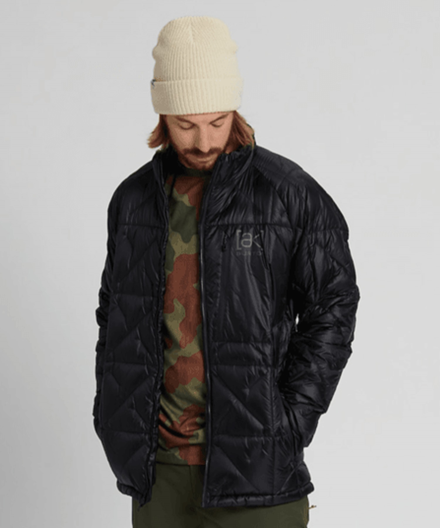 BURTON［AK］ バートン エーケー スノーボード ウェア インナー ユニセックス IN AK BAKER DOWN JACKET 24-25モデル(TBLK-M)