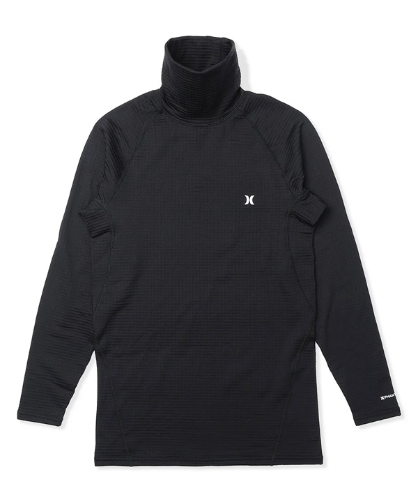 HURLEY ハーレー スノーボード インナー トップス ユニセックス WAFFLE HIGH NECK ムラサキスポーツ 24-25モデル LL K7
