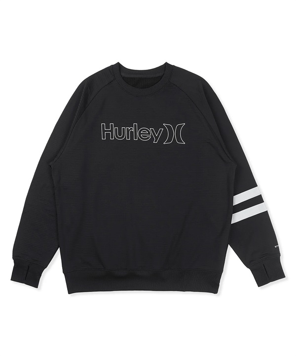 HURLEY ハーレー スノーボード インナー トップス ユニセックス WAFFLE L CREW OAO ムラサキスポーツ 24-25モデル LL K7