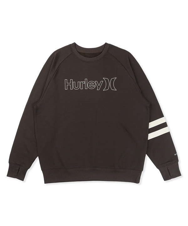 HURLEY ハーレー スノーボード インナー トップス ユニセックス WAFFLE L CREW OAO ムラサキスポーツ 24-25モデル LL K7