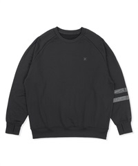 HURLEY ハーレー スノーボード インナー トップス ユニセックス WAFFLE L CREW ICON ムラサキスポーツ 24-25モデル LL K7
