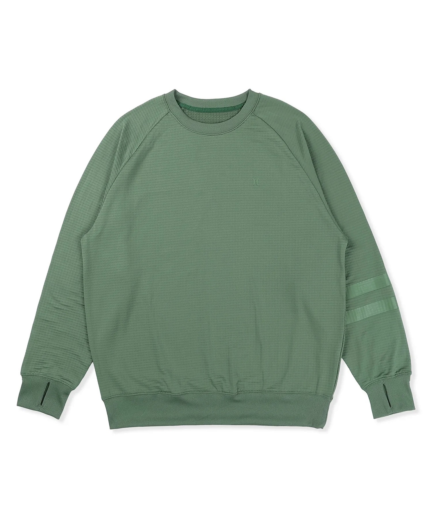 HURLEY ハーレー スノーボード インナー トップス ユニセックス WAFFLE L CREW ICON ムラサキスポーツ 24-25モデル LL K7(SGE-M)