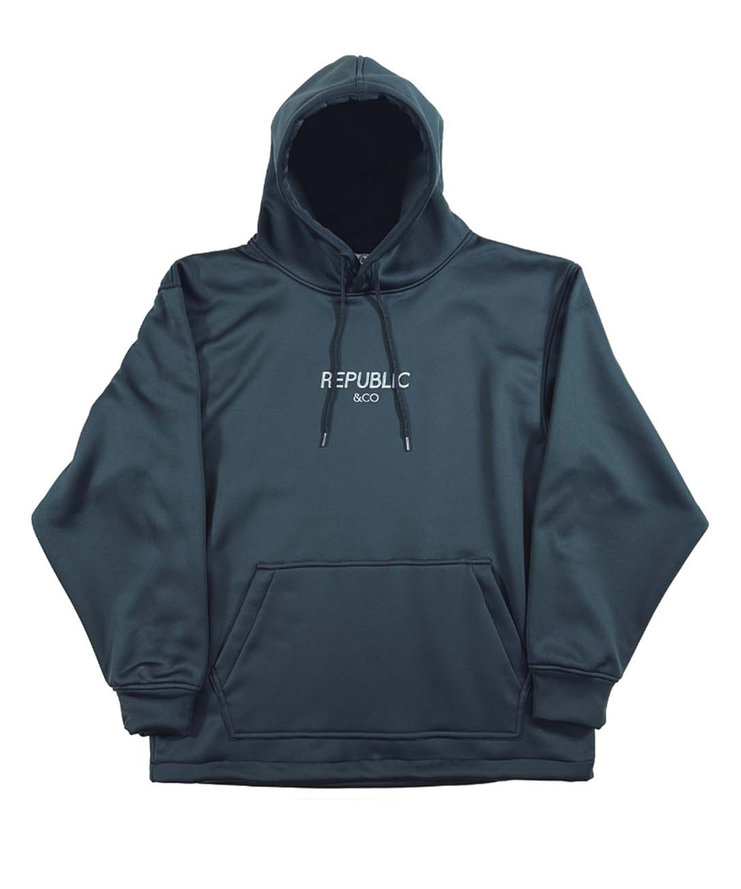 REPUBLIC リパブリック スノーボード ウェア インナー ユニセックス IN CLASSIC BDD HOODIE ムラサキスポーツ 24-25モデル LL E9(BLK-M)