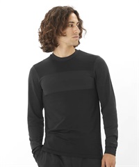 SALOMON サロモン スノーボード インナーウェア メンズ IN ESSENTIAL WOOL LS TOP ムラサキスポーツ 24-25モデル LL L21