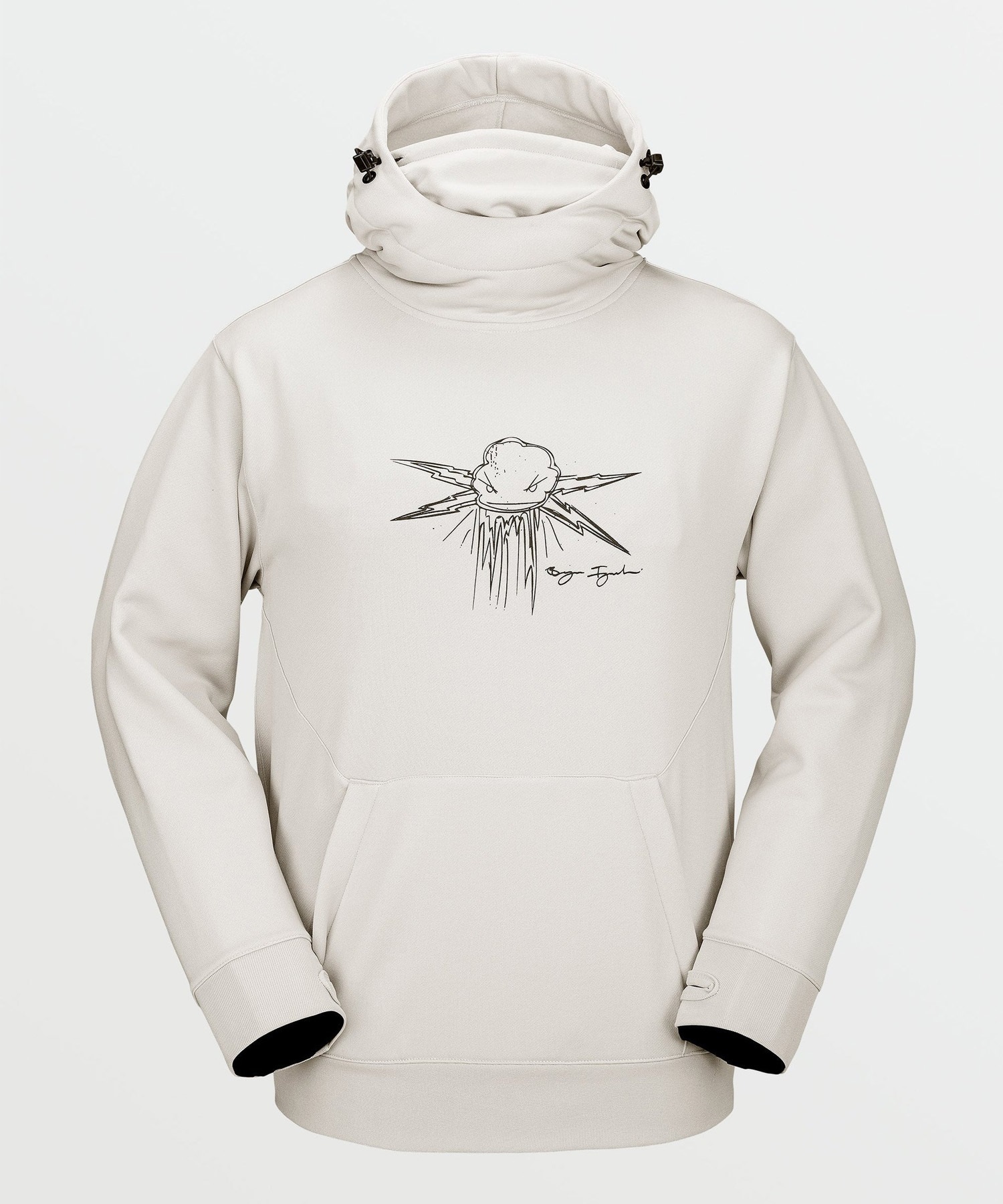 VOLCOM ボルコム HYDRO RIDING HOODIE スノーボード ウェア インナー パーカー ユニセックス ムラサキスポーツ 24-25モデル LL F28(STN-M)
