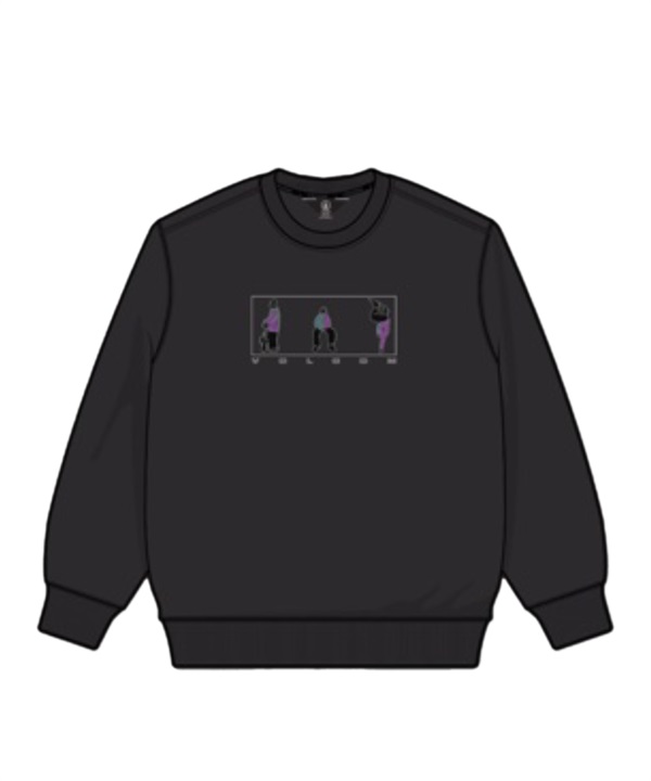 VOLCOM ボルコム スノーボード ウェア インナー スウェット トレーナー ユニセックス ESSENTIAL CREW ムラサキスポーツ 24-25モデル