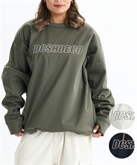 DC ディーシー スノーボード インナーウェア トレーナー ユニセックス スウェット IN 24 DC SNOW CREWNECK ムラサキスポーツ 24-25モデル LX L12