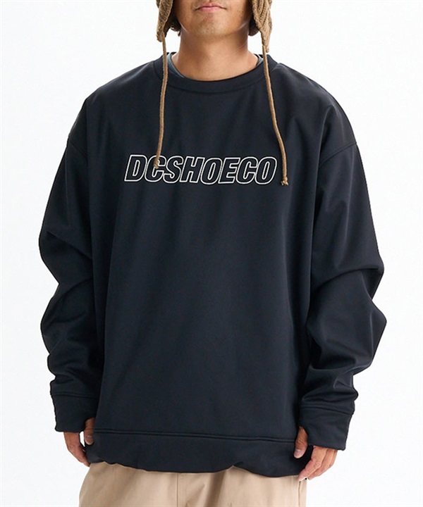 DC ディーシー スノーボード インナーウェア トレーナー ユニセックス スウェット IN 24 DC SNOW CREWNECK ムラサキスポーツ 24-25モデル LX L12